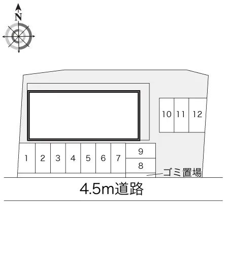 ★手数料０円★立川市砂川町　月極駐車場（LP）